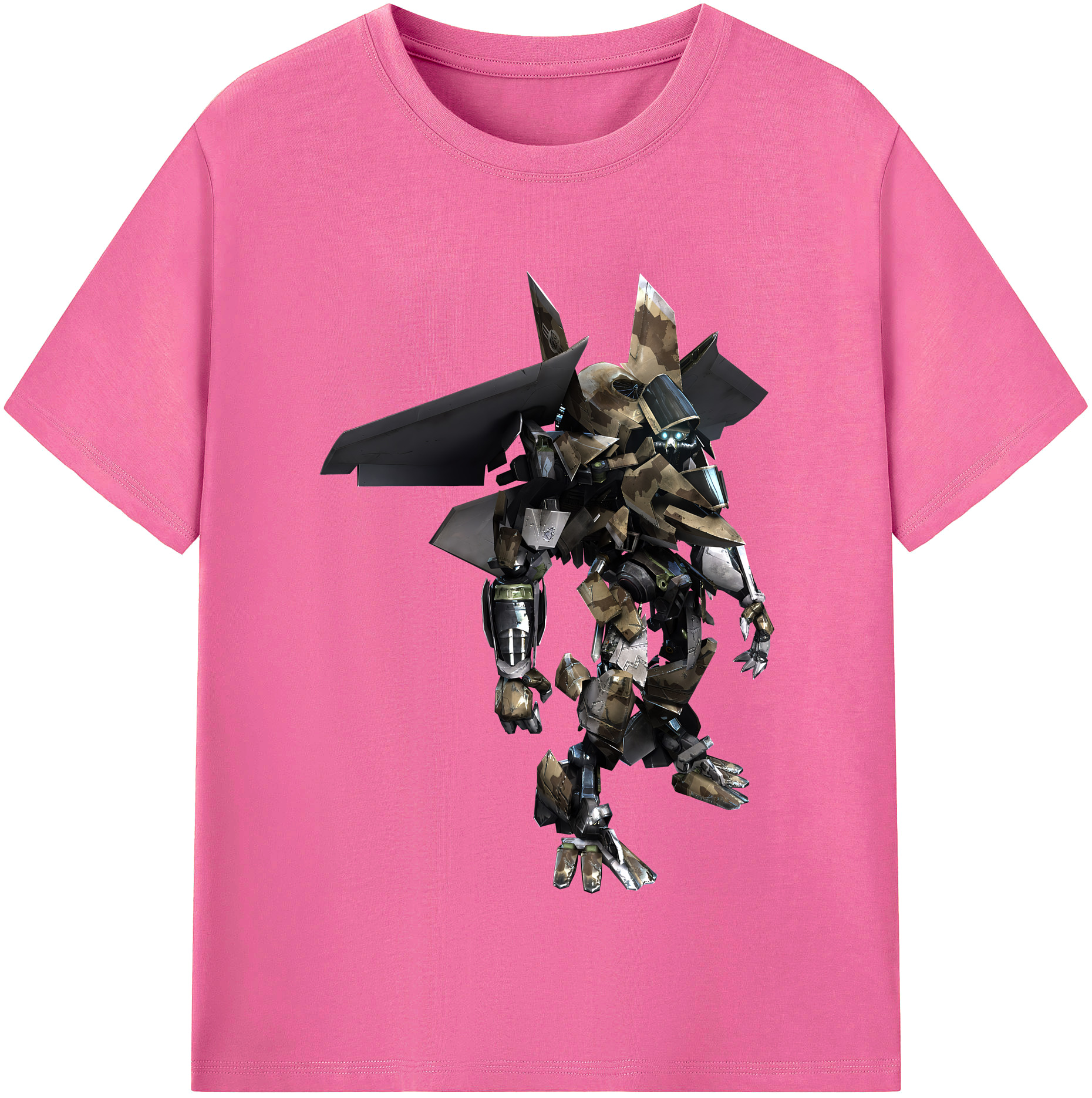 （画像用） Transformers トランスフォーマー レディースカジュアルプリントTシャツ（綿100％）